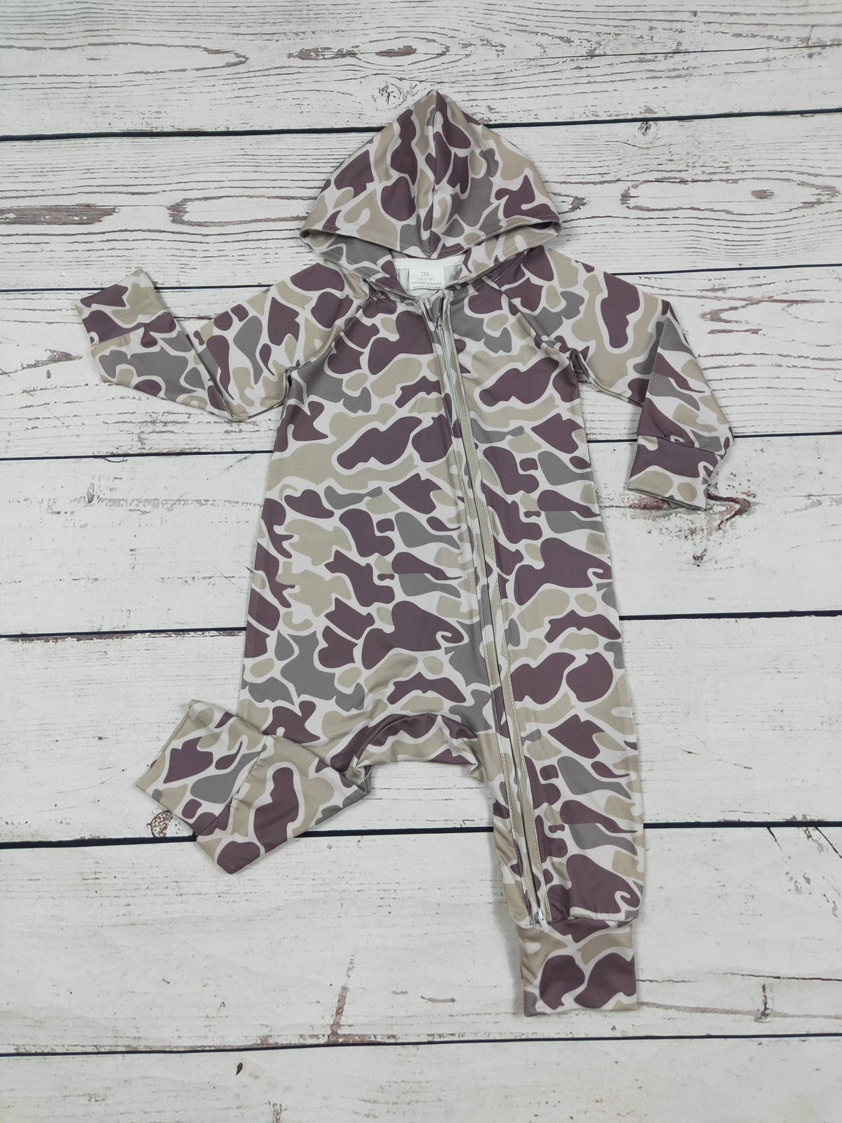 Little Camo Crawler Romper