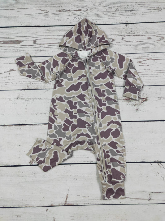 Little Camo Crawler Romper