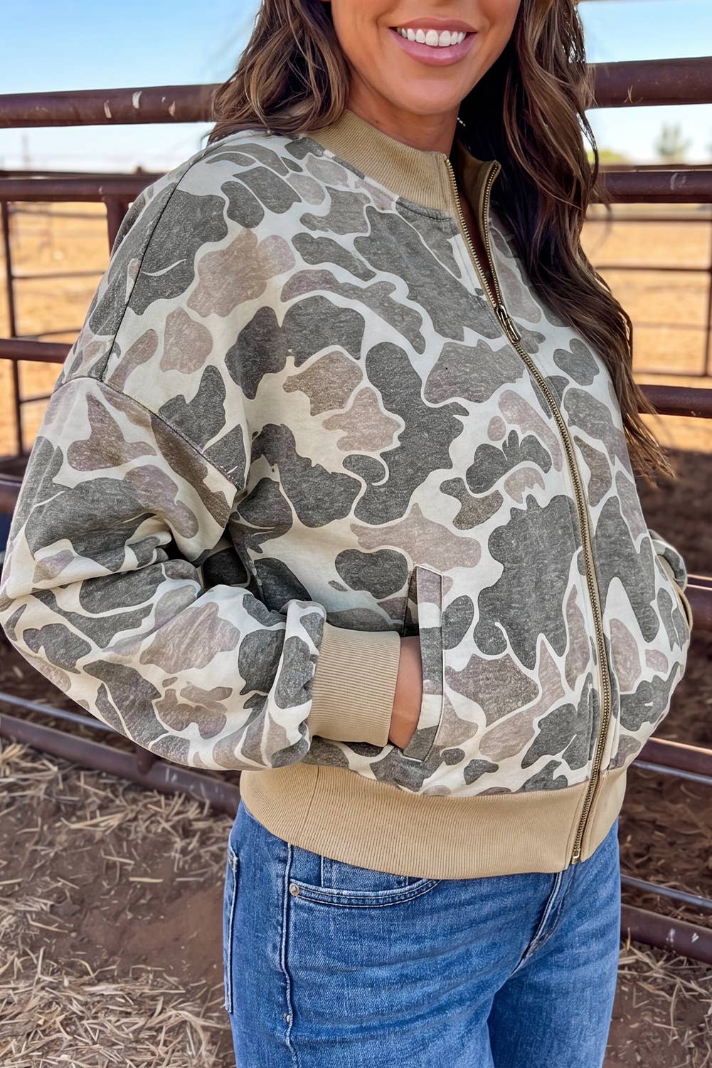 Timber Camo Bomber Jacket