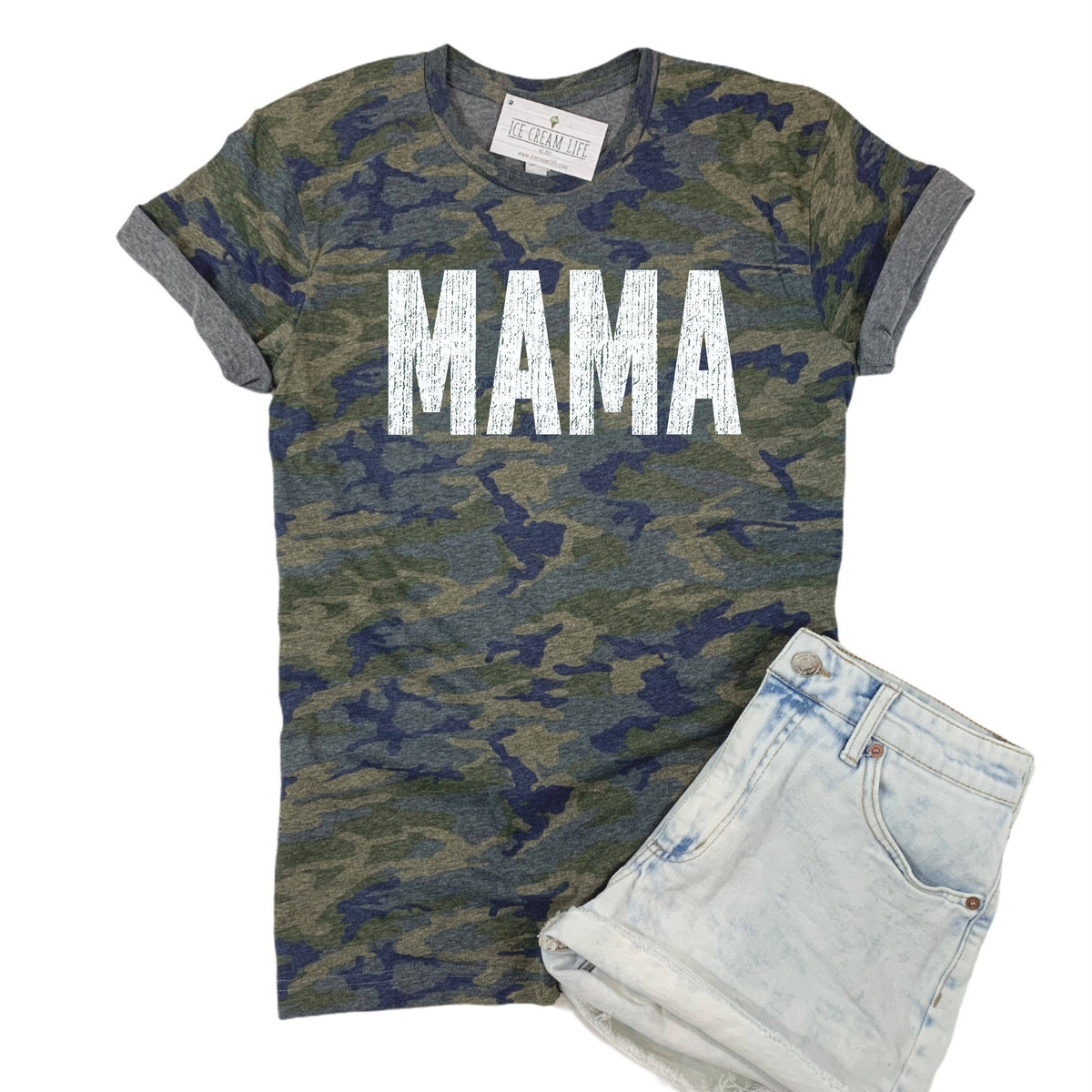 Wild Mama Camo Tee