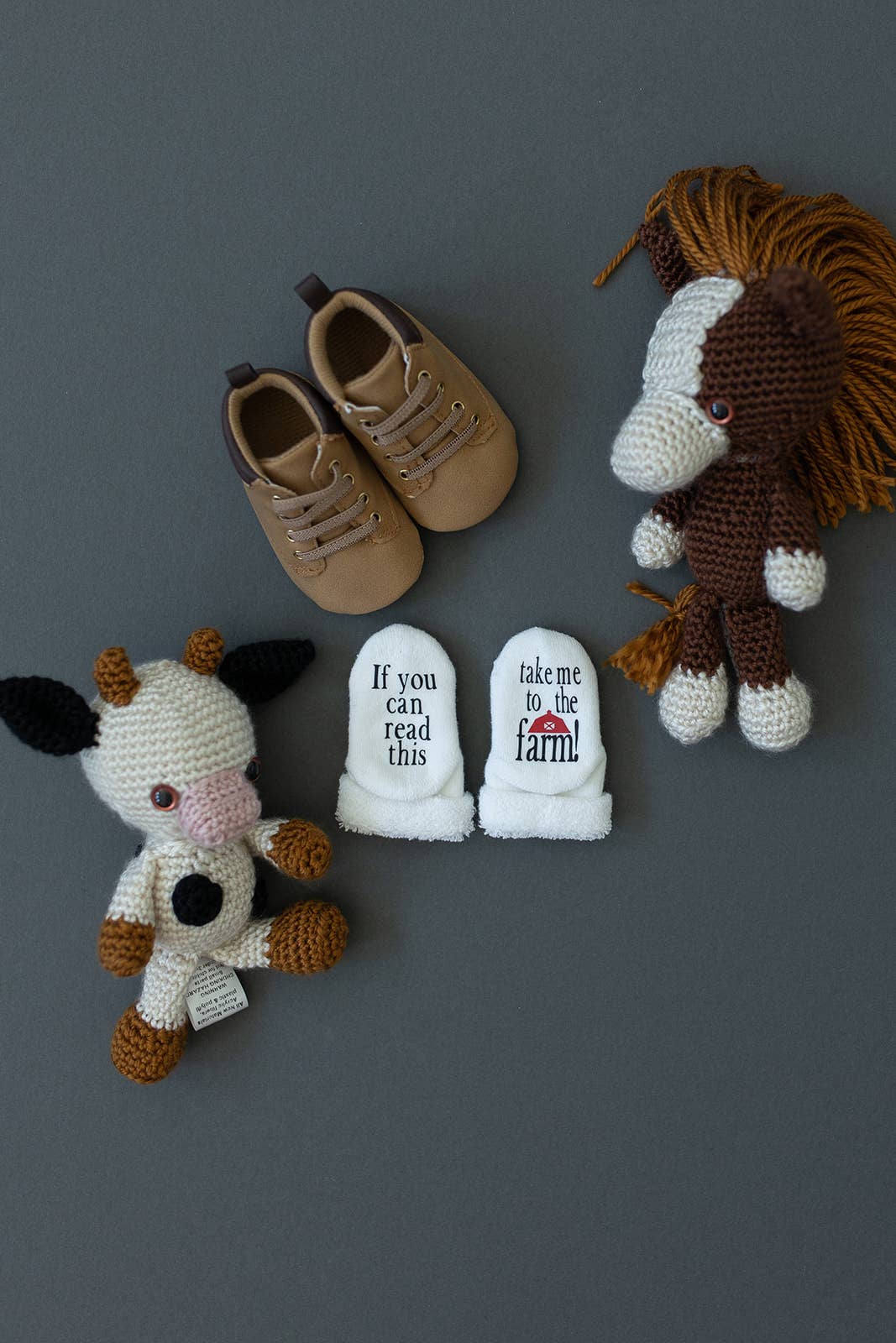 Take Me to the Farm Baby Socks
