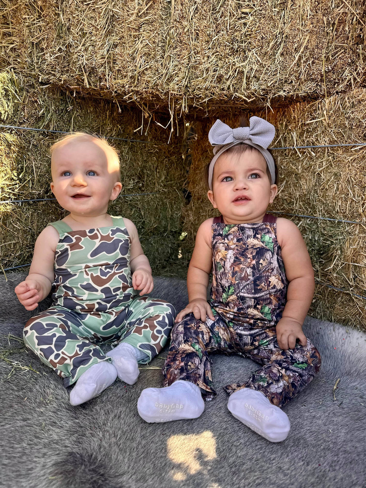Puddle Jumper Green Duck Overalls