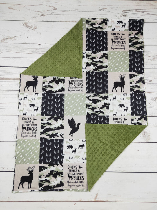 Born Wild Adventure Blanket