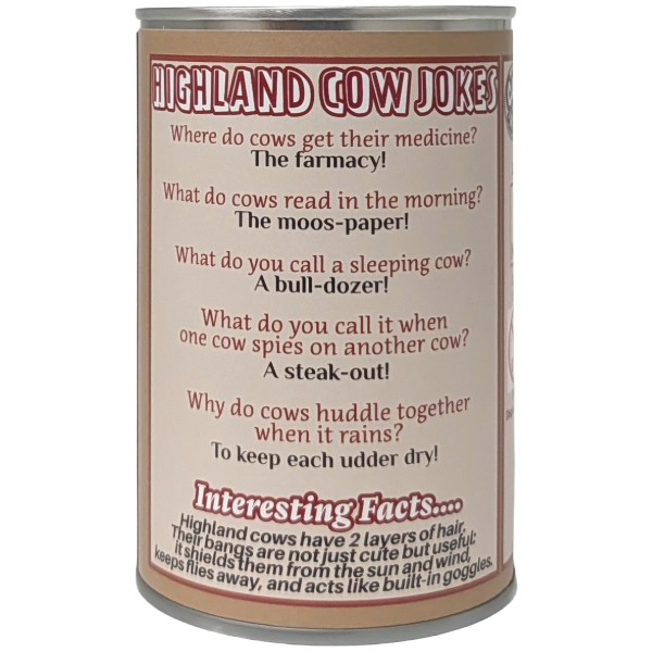 Canned Highland Cow