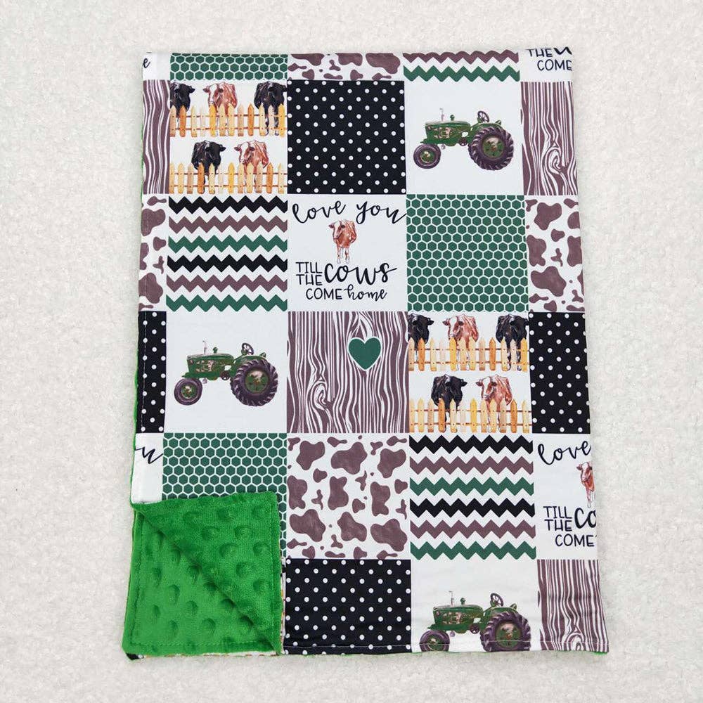 Down on the Farm Minky Blanket