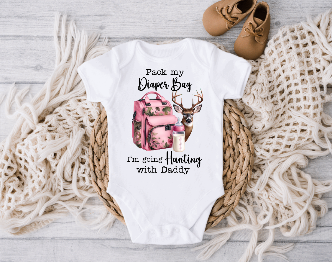 Born to Hunt Baby Onesie