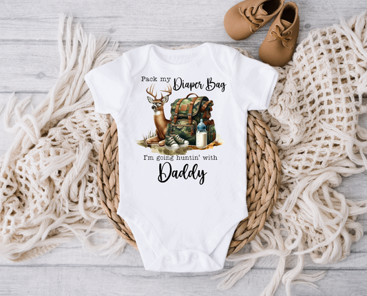 Born to Hunt Baby Onesie