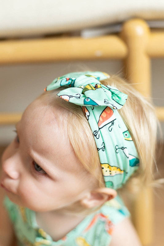 Fishing Baits Bamboo Bow Headband
