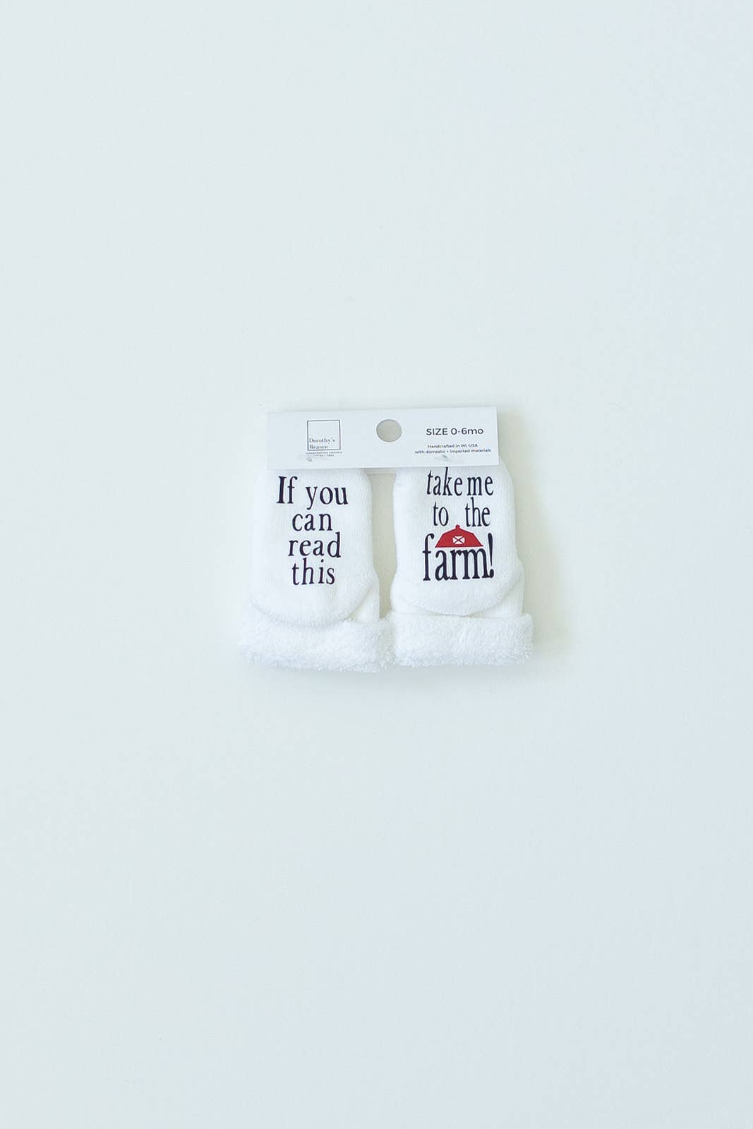 Take Me to the Farm Baby Socks