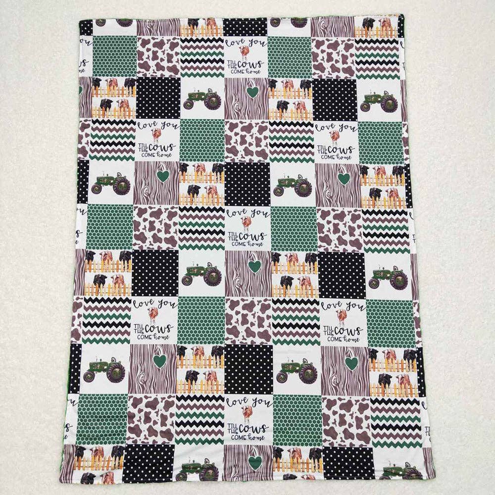 Down on the Farm Minky Blanket