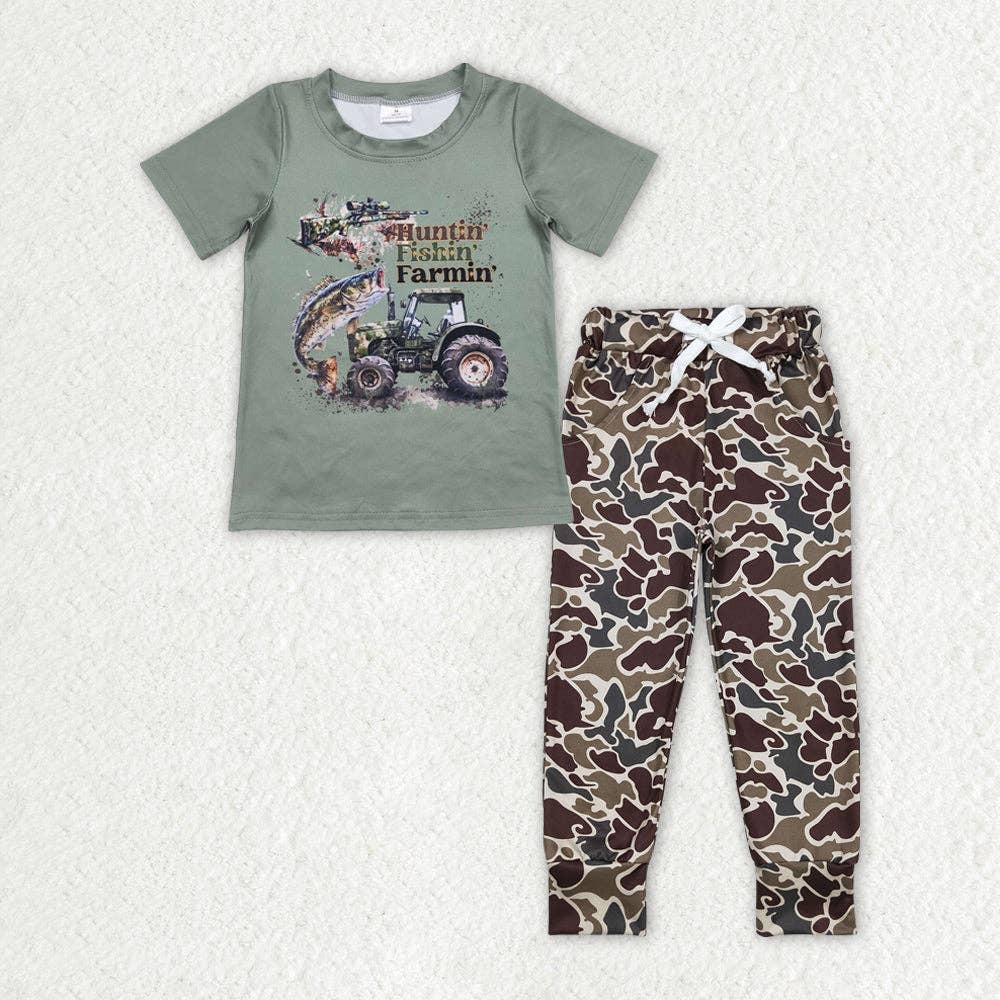 Hunting Fishing Farming Sets