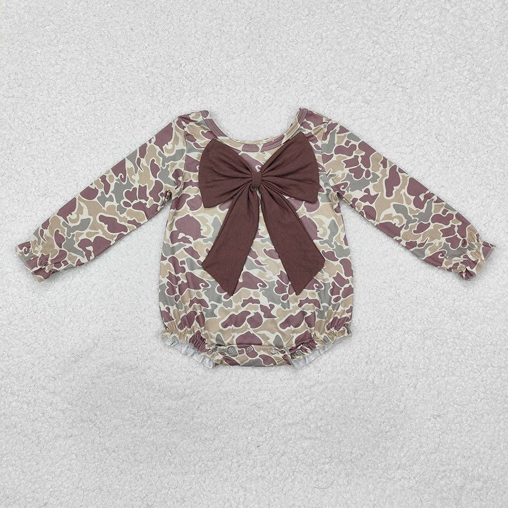 Wild Rose Camo Romper