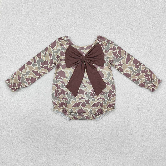 Wild Rose Camo Romper