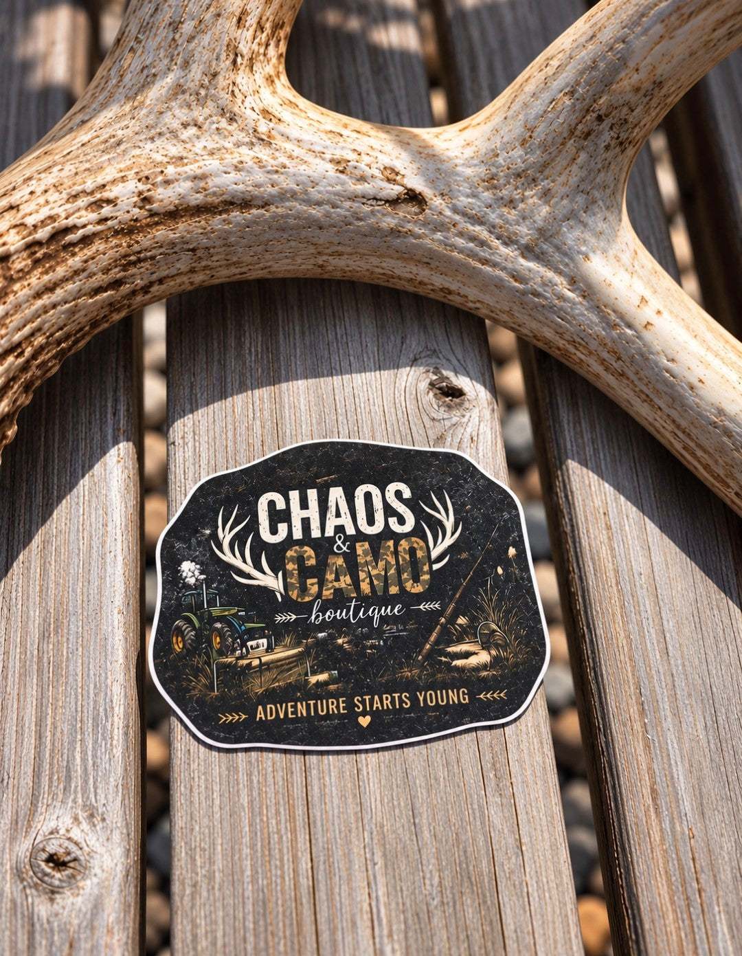 Chaos & Camo Tackle Sticker