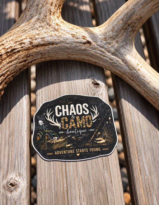 Chaos & Camo Tackle Sticker